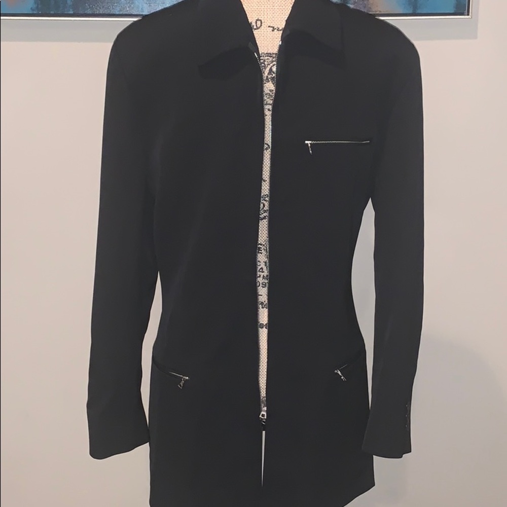 NWOT DKNY Super Elegant Black Jacket Sz 36 R